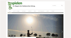 Desktop Screenshot of golfspielen.de